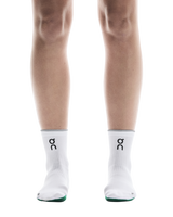 On Unisex Elite Run Sock Mid - White / Ivory