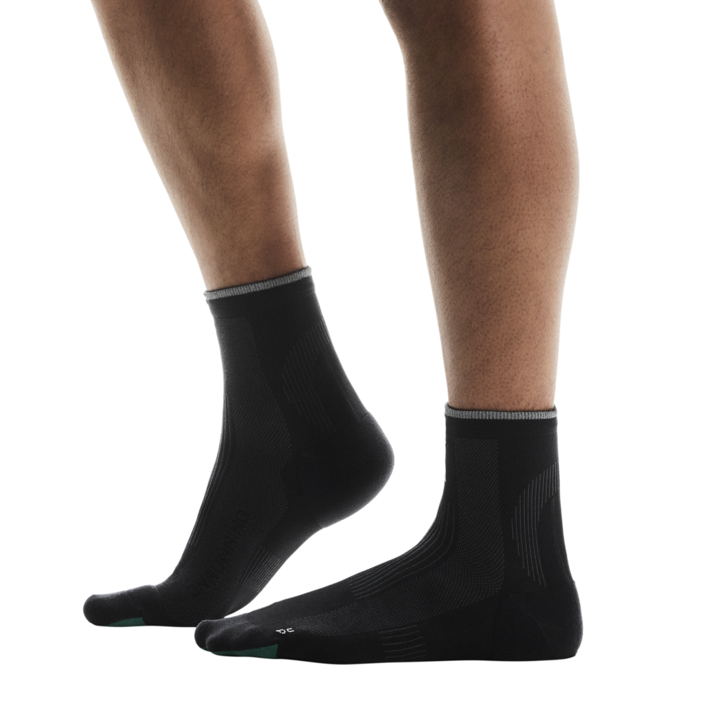 On Unisex Elite Run Sock Mid - Black