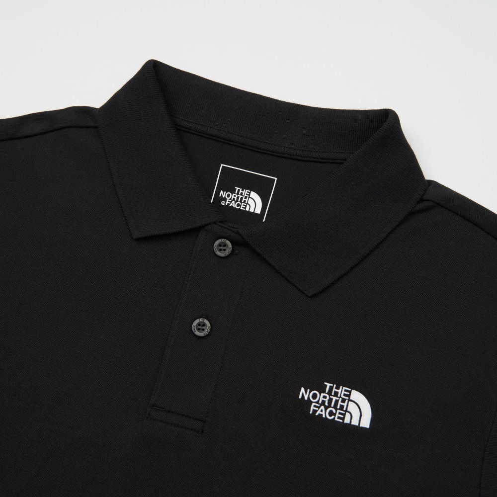 The North Face Men S/S Logo Polo - AP TNF Black