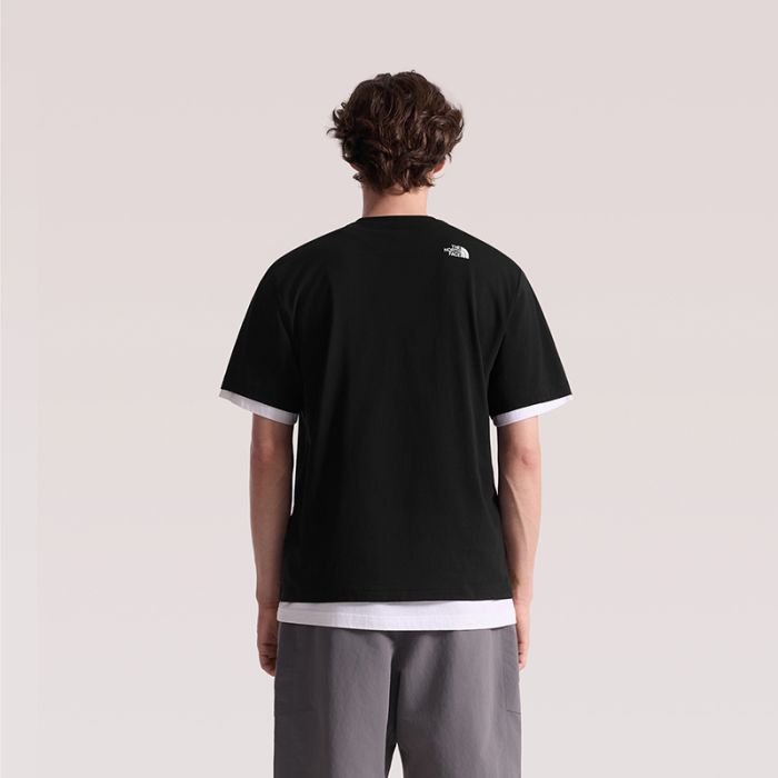 The North Face Unisex Icon Patch Relaxed SS Tee Graphic - AP TNF Black