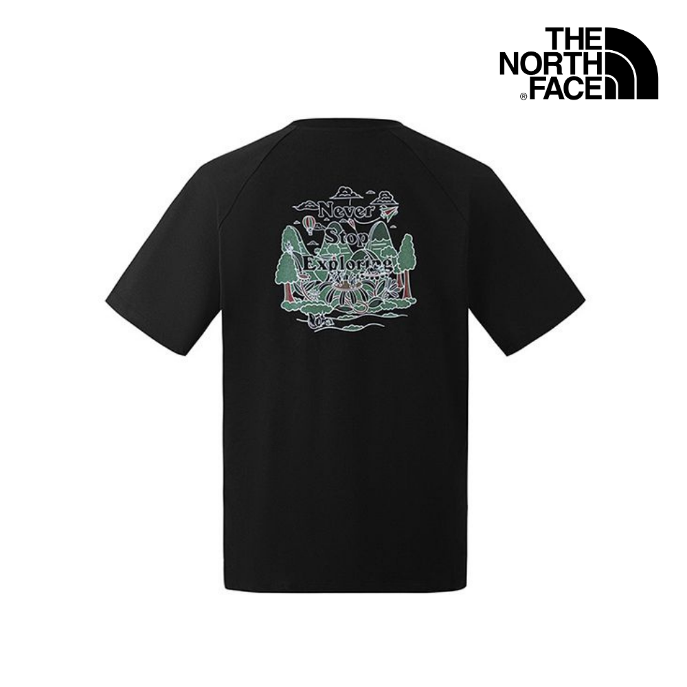 The North Face Unisex NSE Forest Relaxed SS Tee Graphic - AP TNF Black