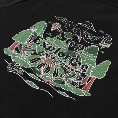 The North Face Unisex NSE Forest Relaxed SS Tee Graphic - AP TNF Black