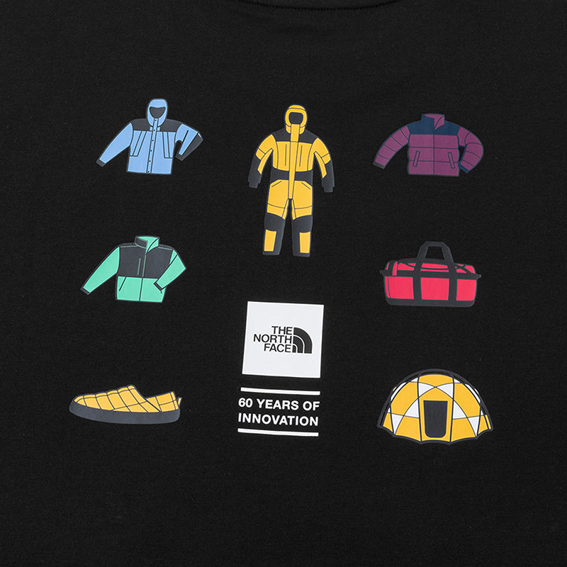 The North Face Unisex Iconic Box Relaxed SS Tee Graphic - AP TNF Black