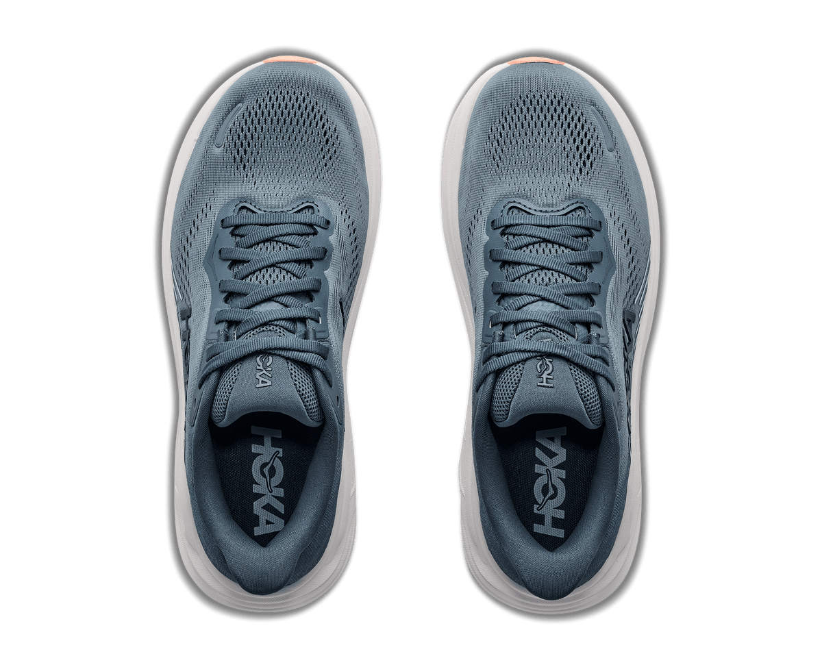 HOKA Women Clifton 11 Wide - Faded Navy / Glimmering Blue