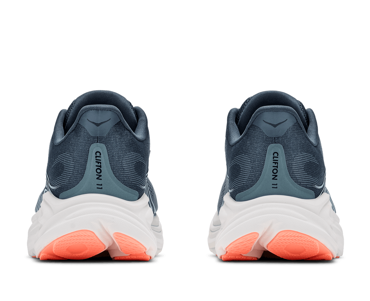 HOKA Women Clifton 11 Wide - Faded Navy / Glimmering Blue