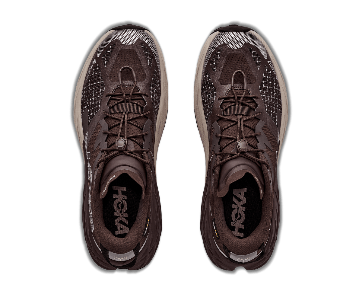 HOKA Men Speedgoat 7 GTX Wide - Spiced Chocolate / River Rock Grey