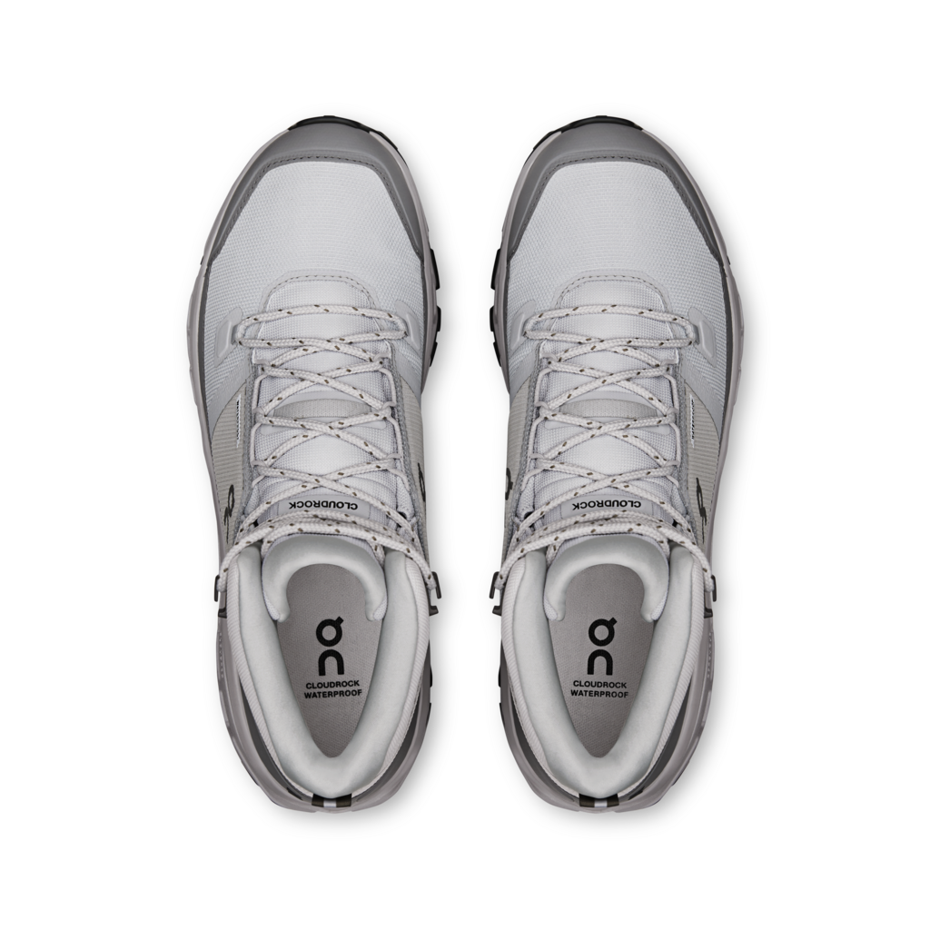 On Men Cloudrock Mid Waterproof - Glacier / Alloy
