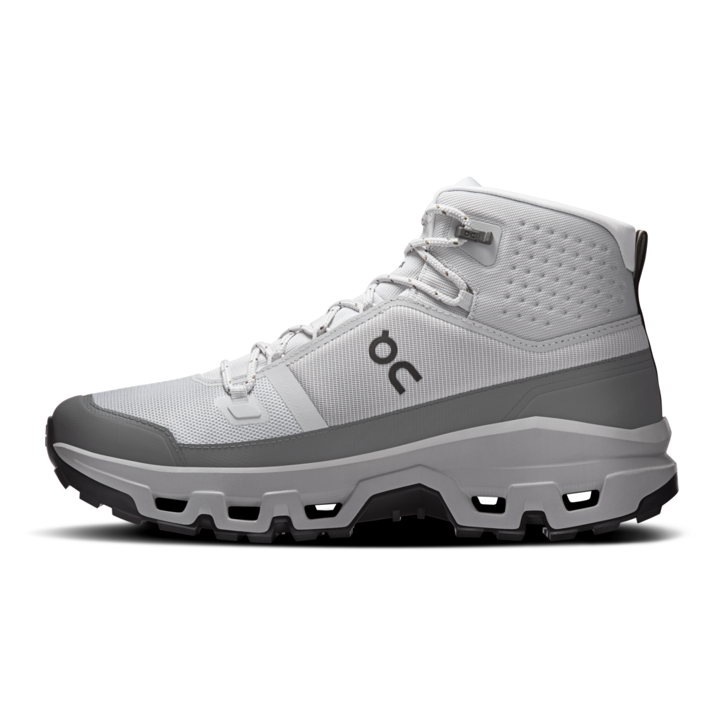 On Men Cloudrock Mid Waterproof - Glacier / Alloy