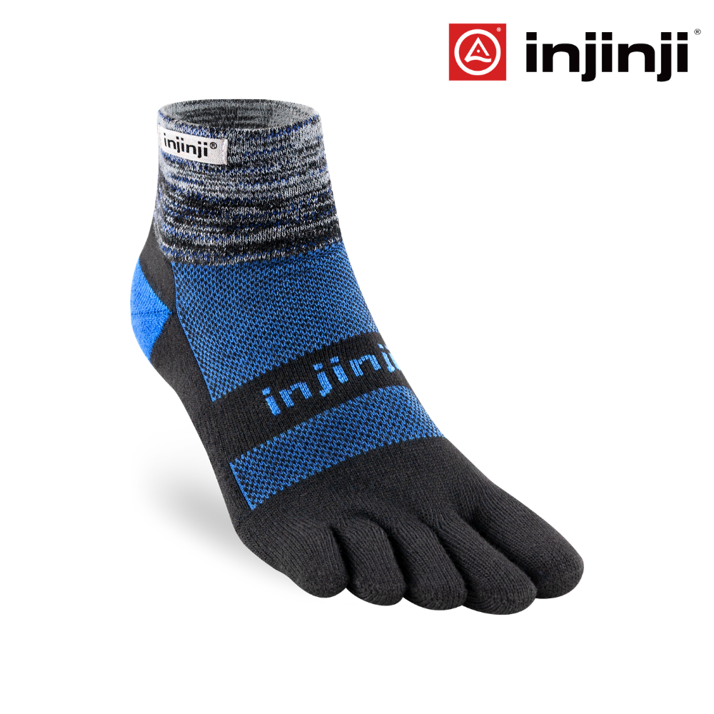 Explore Injinji Trail Midweight Mini-Crew Coolmax - Storm for trail, outdoor & lifestyle use | Liv Activ Singapore
