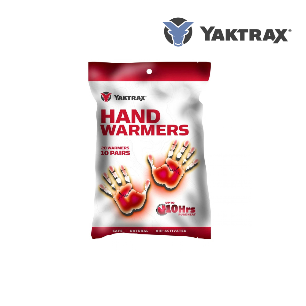 (10 Packs) Yaktrax Hand Warmers 10 Hours - Expiry Jan 2029