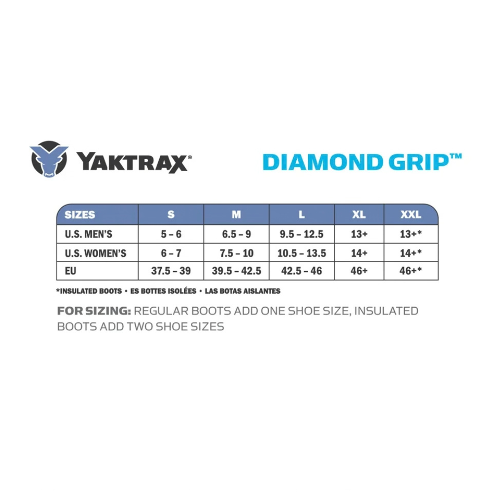 Yaktrax Trek Diamond Grip Traction Device