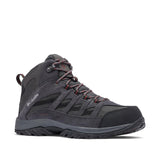 Explore Columbia Men Crestwood Mid Waterproof - Dark Grey / Deep Rust for trail, outdoor & lifestyle use | Liv Activ Singapore
