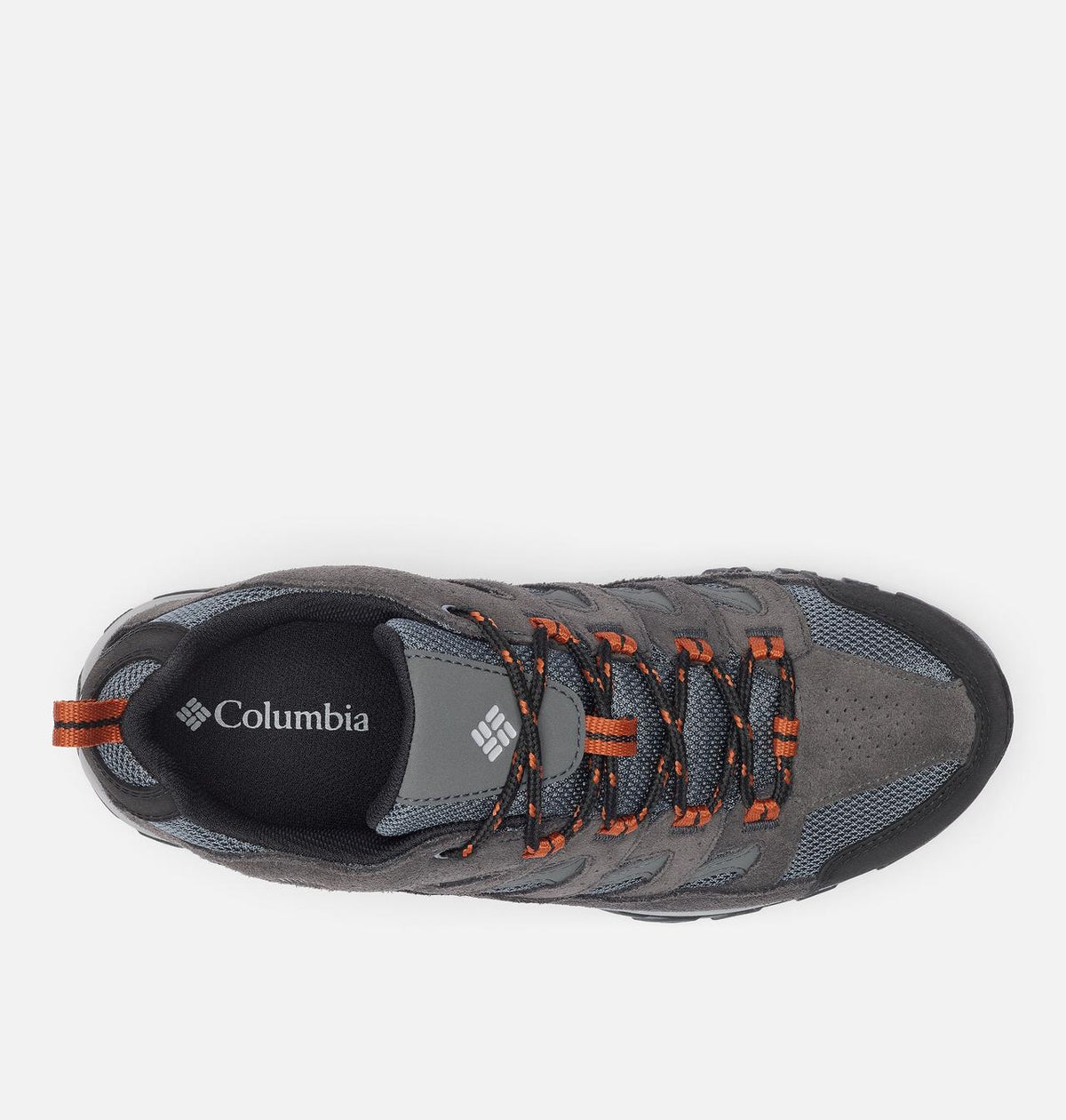 Explore Columbia Men Crestwood Waterproof - Graphite / Dark Adobe for trail, outdoor & lifestyle use | Liv Activ Singapore
