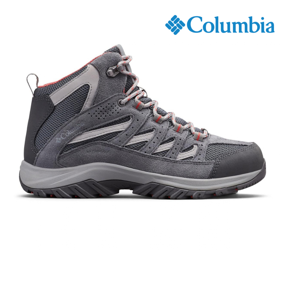 Columbia Women Crestwood Mid Waterproof - Graphite / Daredevil