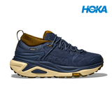 Explore HOKA Men Kaha 3 Low GTX - Varsity Navy / Barley Flour for trail, outdoor & lifestyle use | Liv Activ Singapore