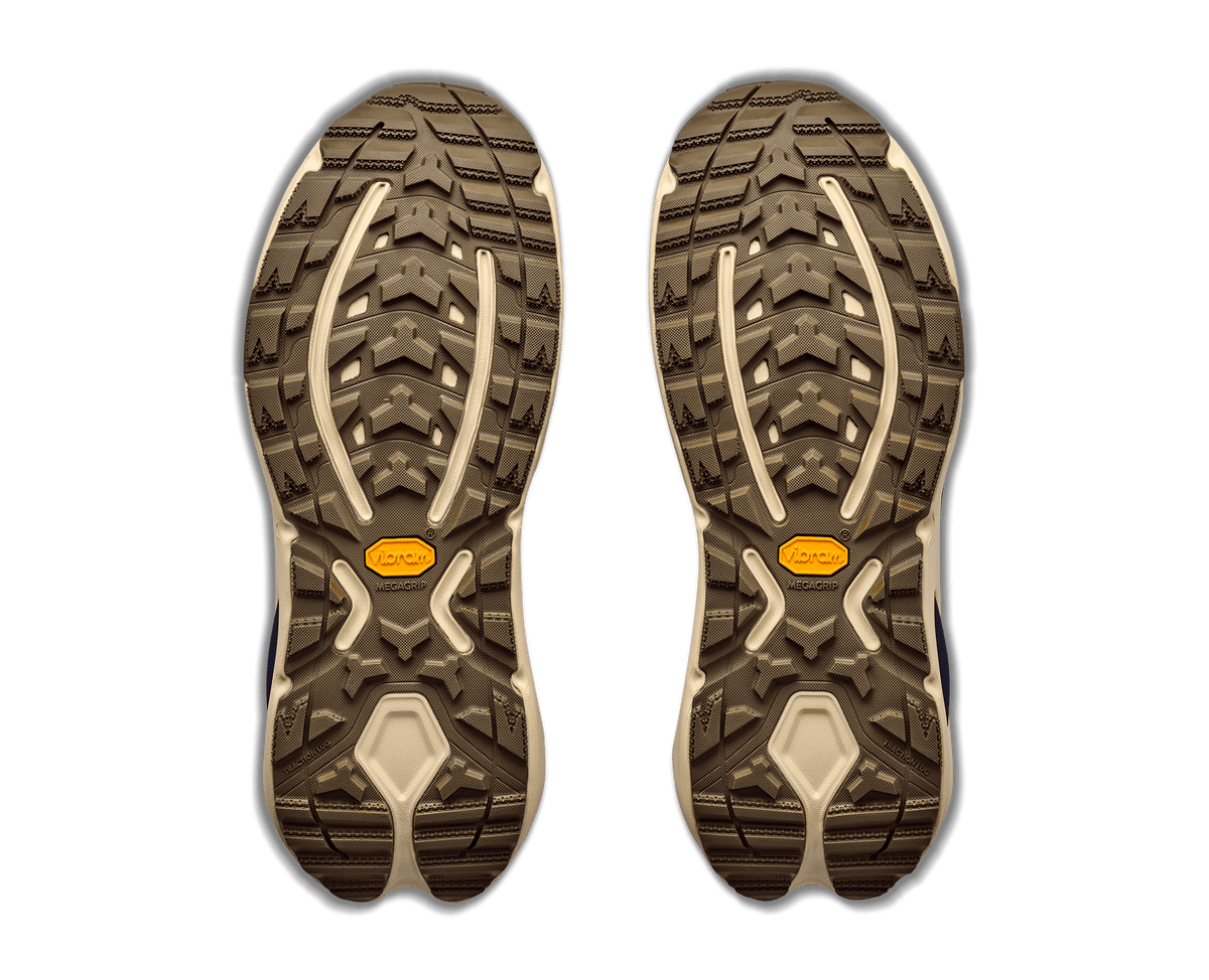 Explore HOKA Men Kaha 3 Low GTX - Varsity Navy / Barley Flour for trail, outdoor & lifestyle use | Liv Activ Singapore