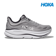 Explore HOKA Men Bondi 9 Wide - Stellar Grey / Squid Ink for trail, outdoor & lifestyle use | Liv Activ Singapore