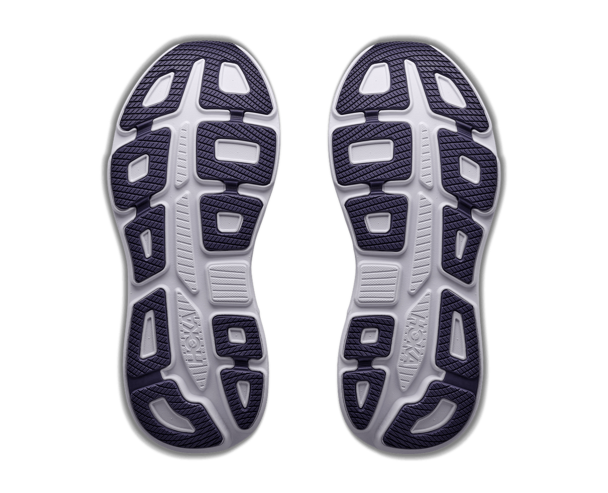 Explore HOKA Men Bondi 9 Wide - Stellar Grey / Squid Ink for trail, outdoor & lifestyle use | Liv Activ Singapore
