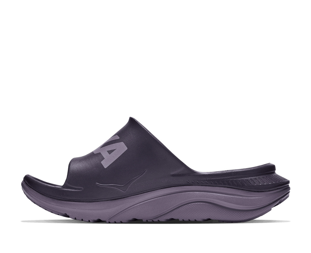 HOKA Unisex Ora Athletic Slide - Squid Ink / Purple Fog