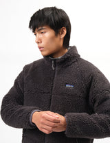 Explore Patagonia Men Reversible Silent Down Jacket - Forge Grey for trail, outdoor & lifestyle use | Liv Activ Singapore