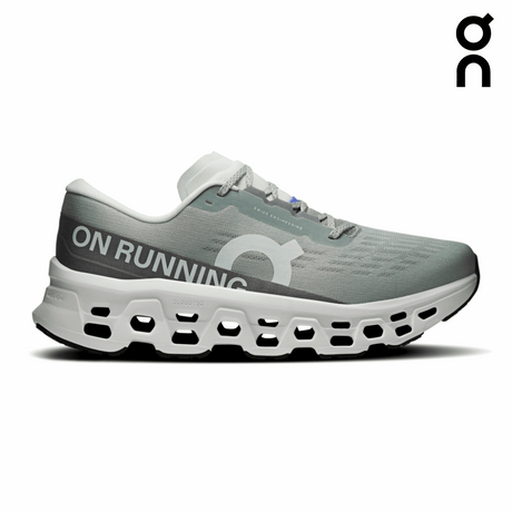 Explore On Men Cloudmonster 3 - Tin / Ivory for trail, outdoor & lifestyle use | Liv Activ Singapore
