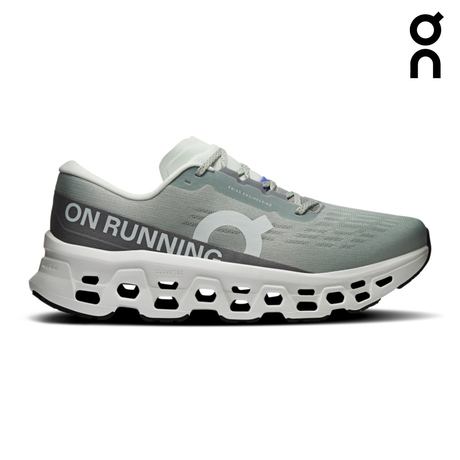 Explore On Men Cloudmonster 3 - Tin / Ivory for trail, outdoor & lifestyle use | Liv Activ Singapore