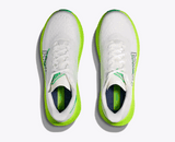 Explore HOKA Men Mach 6 - White / Neon Lime for trail, outdoor & lifestyle use | Liv Activ Singapore