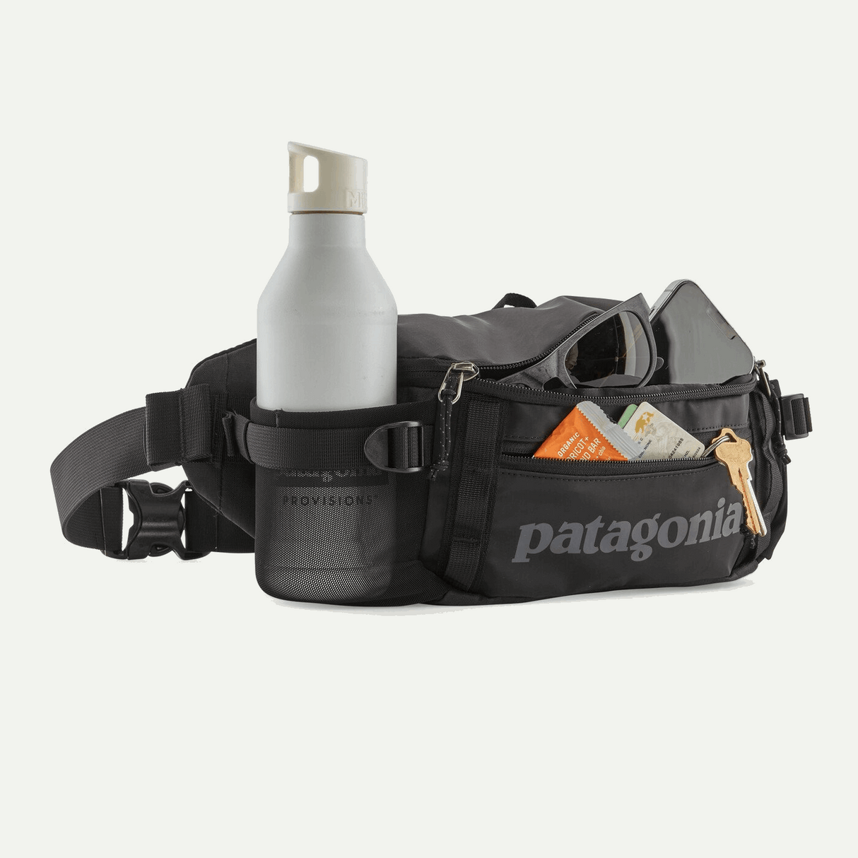 Explore Patagonia Black Hole® Waist Pack 5L - Black W/Black for trail, outdoor & lifestyle use | Liv Activ Singapore