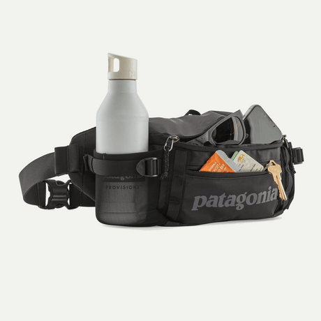 Explore Patagonia Black Hole® Waist Pack 5L - Black W/Black for trail, outdoor & lifestyle use | Liv Activ Singapore