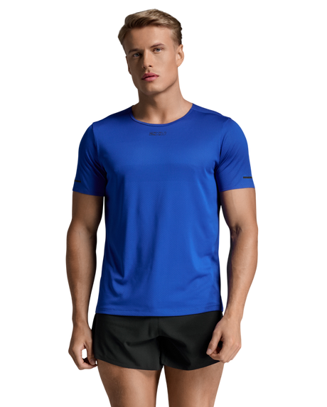 2XU Men Light Speed Tech Tee - Surf / Black Reflective