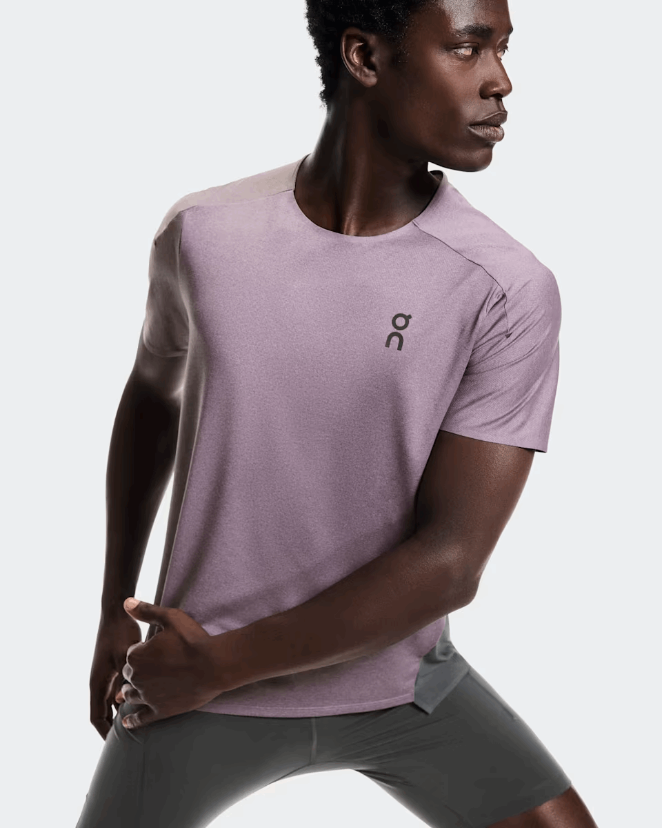 Explore On Men Performance-T - Dewberry / Eclipse for trail, outdoor & lifestyle use | Liv Activ Singapore