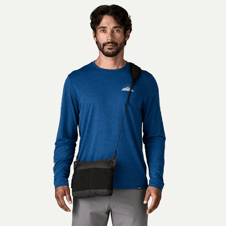 Explore Patagonia Terravia Sacoche Bag 3L - Black for trail, outdoor & lifestyle use | Liv Activ Singapore