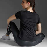 2XU Women Light Speed Tech Tee - Black / Black Reflective