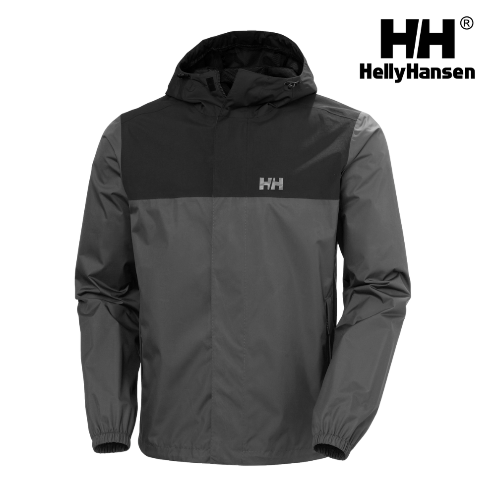Helly Hansen Men Vancouver Rain Jacket - Ebony – Liv Activ