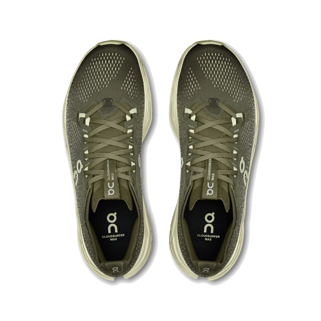 Explore On Men Cloudsurfer Max - Olive / Seedling for trail, outdoor & lifestyle use | Liv Activ Singapore