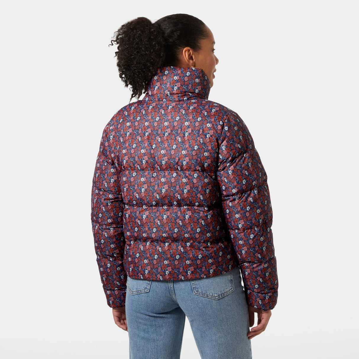 Helly Hansen Women Jade Puffer Jacket - Navy Floral AOP