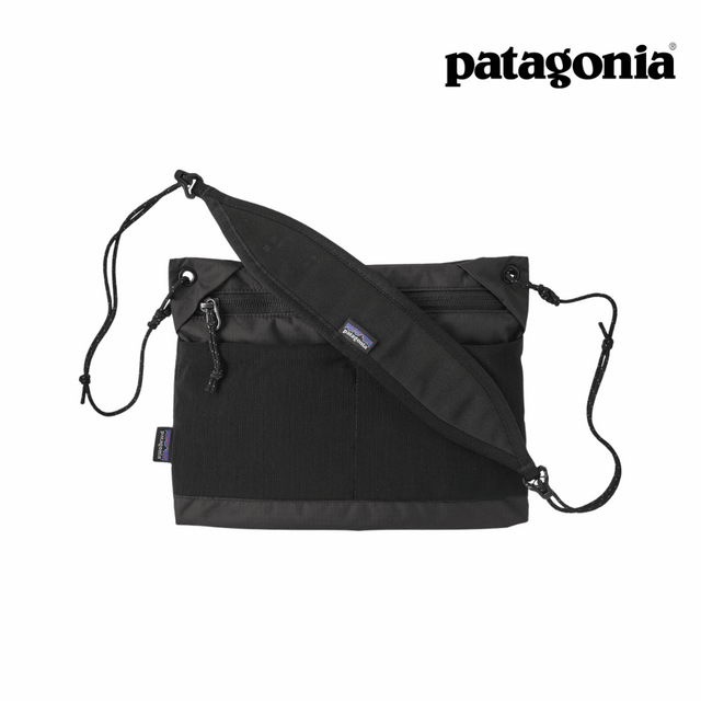 Explore Patagonia Terravia Sacoche Bag 3L - Black for trail, outdoor & lifestyle use | Liv Activ Singapore