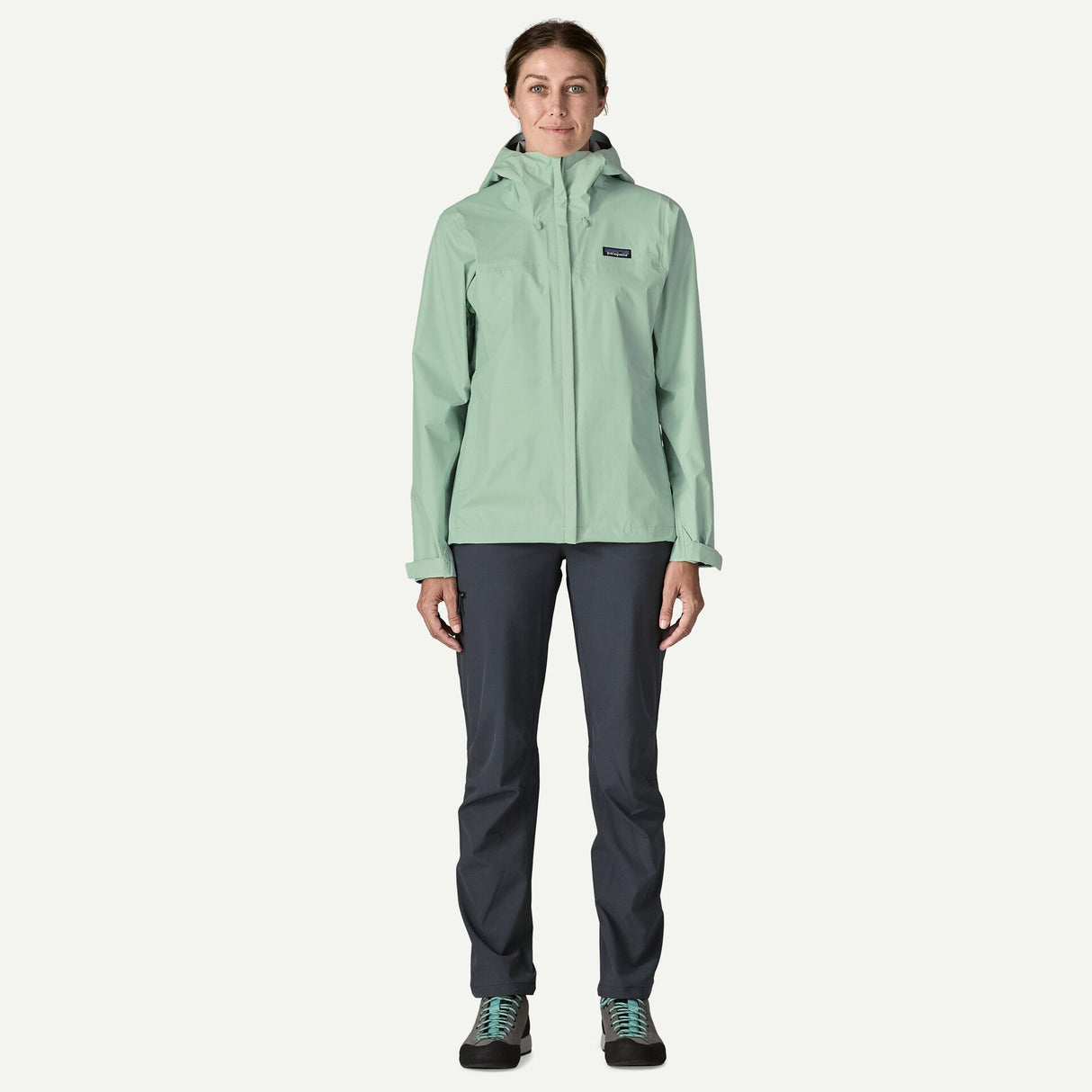 Explore Patagonia Women Torrentshell 3L Rain Jacket - Thin Ice for trail, outdoor & lifestyle use | Liv Activ Singapore