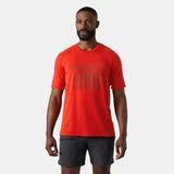 Explore Helly Hansen Men HP Race Sailing T-shirt - Alert Red for trail, outdoor & lifestyle use | Liv Activ Singapore