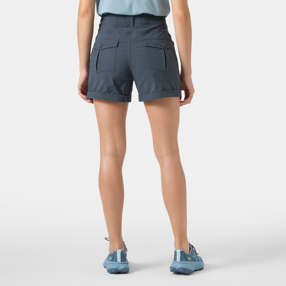 Explore Helly Hansen Women Maridalen Shorts - Alpine Frost for trail, outdoor & lifestyle use | Liv Activ Singapore