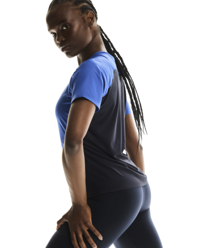 On Women Performance-T - Zaffre / Navy