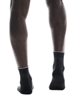 On Unisex Elite Run Sock Mid - Black / Magnet
