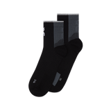 On Unisex Elite Run Sock Mid - Black / Magnet