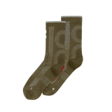 On Unisex Sock PLEASURES x The Loop - Olive