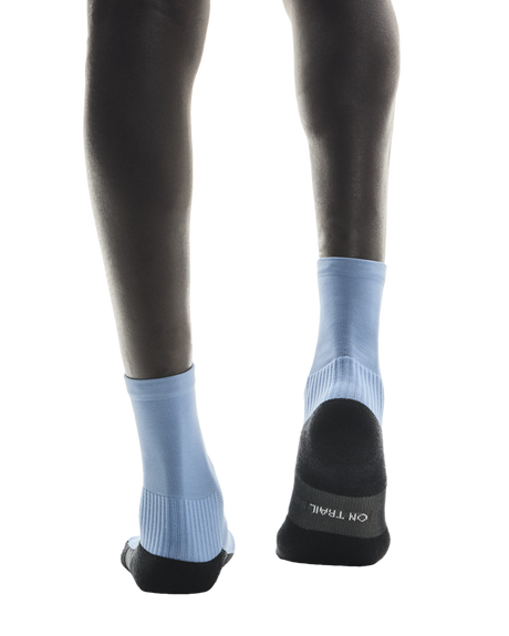 On Unisex Trail Sock High 2 Pack - Glacier / Dust