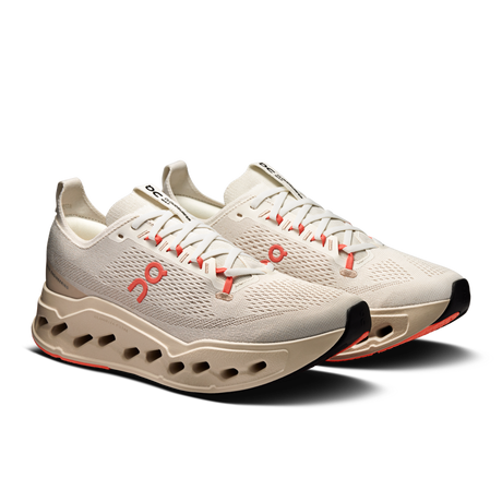 On Men Cloudsurfer Max - Ivory / Salmon
