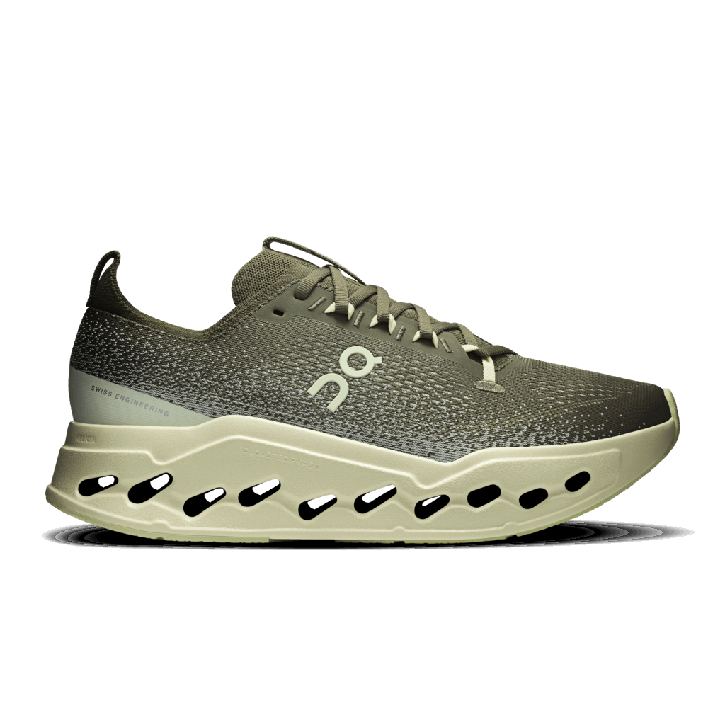 Explore On Men Cloudsurfer Max - Olive / Seedling for trail, outdoor & lifestyle use | Liv Activ Singapore