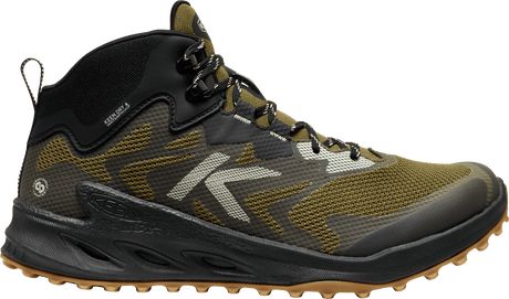 Explore KEEN Men Zionic NXT Mid Waterproof Hiking Shoe - Dark Olive / Black for trail, outdoor & lifestyle use | Liv Activ Singapore