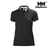 Explore Helly Hansen Women Crewline Quick-Dry Polo - Ebony for trail, outdoor & lifestyle use | Liv Activ Singapore