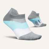 Feetures Active Elite Ultra Light Cushion No Show Tab - Gray Sky